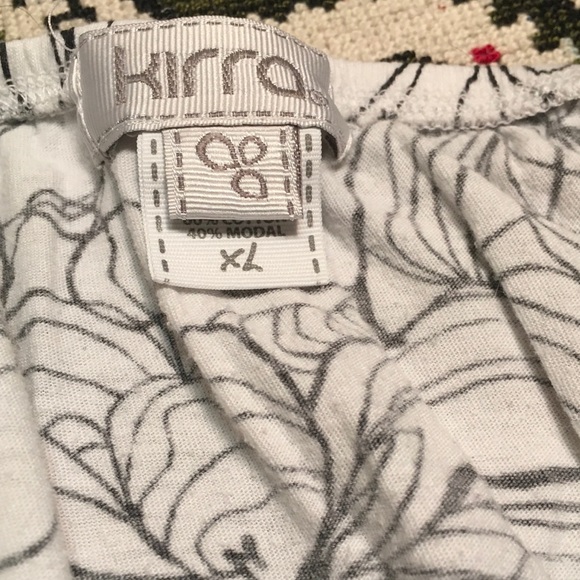 Floral print strapless top - Picture 4 of 5